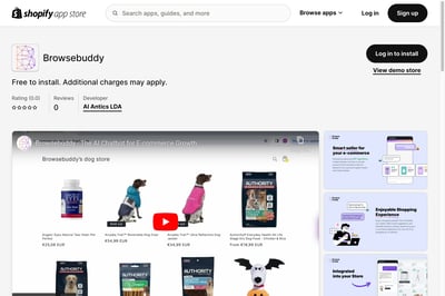 Browsebuddy - AI-Verkaufschat für Shopify preview